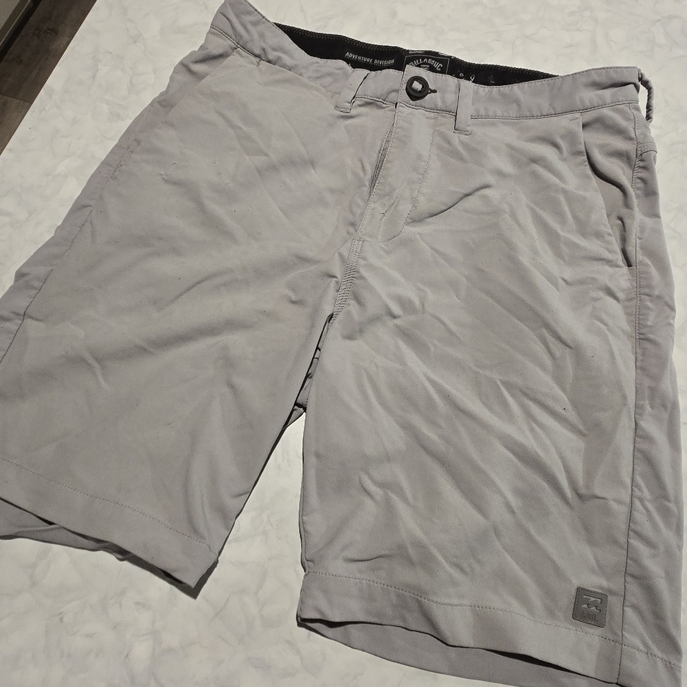 Billabong Lightweight Grey Swim Trunks Mens Size 30
